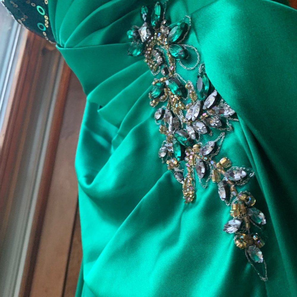 Emerald Green Gown
